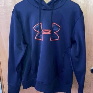 Women’s black Under Armour hoodie.